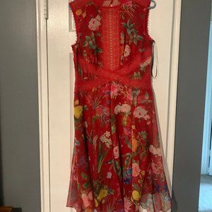 Unique Red dress - Tadashi Shoji